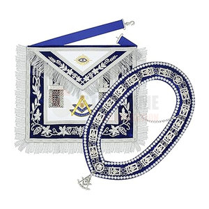 Vente flash : Tissu lisse et garniture décorative pour occasions spéciales, regalia maçonnique fabriqué au Pakistan - Product Image 4
