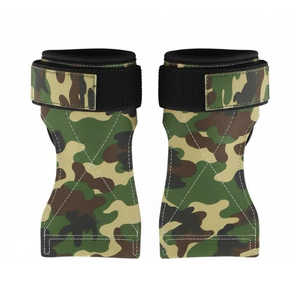 Agarraderas de Neopreno Ajustables con Diseño de Camuflaje para Ejercicio Físico, Agarre para la Palma de la Mano con Diseño Antideslizante - Product Image 5