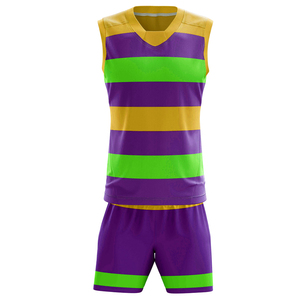 Uniforme de Baloncesto de Secado Rápido para Hombre, Conjunto de Camiseta y Pantalones Cortos Personalizados, Kit de Equipo Reversible OEM - Product Image 2