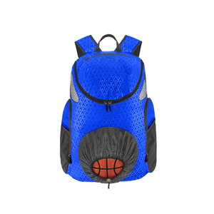 Sac à dos de basketball marron avec compartiment à chaussures, capacité 30-40L pour le rangement de matériel sportif - Product Image 6
