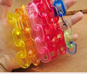 Colorful Resin Chain Links <b>Large</b> Size | Curtain & Wall Hanging Decor Colorful Resin Chain Links <b>Large</b> Size | Curtain & Wall - Product Image 4