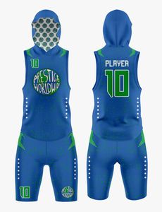 Tenues d'équipe personnalisées par sublimation – Ensembles de pantalons d'uniforme de football américain 7x7 – Spandex/Polyester avec cordon de serrage respirant - Product Image 6