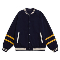 Jaket Letterman Pria Mewah Layenne Pengiriman Cepat Warna Kustom Pakaian Olahraga Jaket Varsity untuk Tim Sekolah