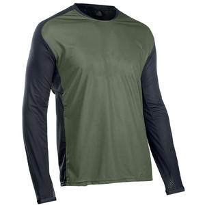 Maillot de Ciclismo de Manga Larga de Secado Rápido, Personalizado OEM, Transpirable, de Poliéster, Tela Inteligente Ecológica, Ropa para Ciclismo de Montaña para Adultos - Product Image 1