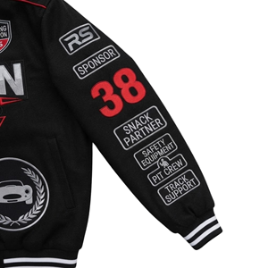 Modern Cotton <b>Racer</b> <b>Jacket</b> Men Motorcycle Premium High Quality Everyday Riding Durable Smooth Strong Style - Product Image 6