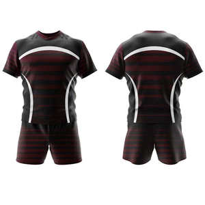 Shorts d'uniforme de rugby personnalisés, imprimés par sublimation, avec poche zippée, pour équipes sportives, en polyester, avec cordon de serrage, uniformes sur mesure - Product Image 1
