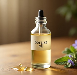 Aceite Portador de Semillas de Borraja 100% Puro, Borago Officinalis, Prensado en Frío, Grado Cosmético para el Cuidado del Cabello y la Piel - Product Image 6