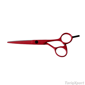 Tijeras de Peluquería Profesionales Plegables de Acero Inoxidable de 6 Pulgadas, Color Blanco y Rojo, para Diestros, Ligeras - Product Image 6