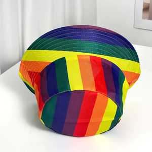Chapeau Bob Unisexe Ajustable en Tissu Stratifié avec Broderie 3D, Couleur Unie, 100% Coton Lin Toile Respirante, Décontracté, Adulte, Quatre Saisons - Product Image 1