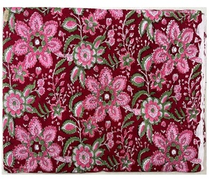 Tissu en coton pur imprimé à la main, doux, durable et léger, idéal pour les vêtements ethniques, les robes Kurti et les textiles de maison - Product Image 1