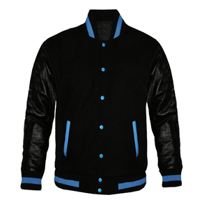New Best Quality Streetwear Style Varsity Jacket for <b>Men</b> and Leather Sleeve for Reasonable Price - Product Image 5
