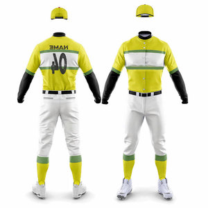 Nuevo Uniforme de Béisbol Personalizado, Diseño de Uniforme de Equipo de Béisbol con Pantalones, Impresión Sublimada Multicolor, Uniforme de Softbol - Product Image 4