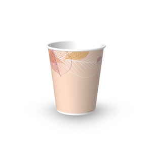 Gobelet en papier jetable de qualité alimentaire recyclable à paroi unique de 12oz avec imprimé personnalisé et revêtement en PE pour le café et le thé - Product Image 1