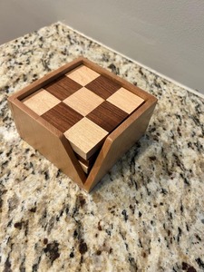 <b>Top</b> Quality Eco Friendly <b>Solid</b> <b>Wood</b> Drink Coasters Handmade for Beverage and <b>Table</b> Protection Available at Affordable Price - Product Image 4