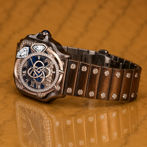 Montre Hip Hop en Moissanite pour Homme, entièrement sertie de pierres VVS, montre-bracelet de luxe - Product Image 3