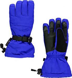 Red Full <b>Finger</b> Waterproof Ski Gloves Adjustable Wrist Strap Thermal Insulated Winter Outdoor Snowboarding Daily Men Polyester - Product Image 6
