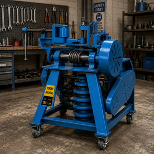 Machine à cintrer les tuyaux bleue, 180 degrés, 1,5 kW, manuelle, haute précision, usage industriel, acier inoxydable - Product Image 1