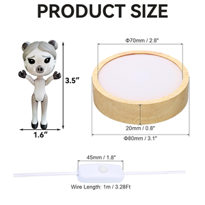 Lámpara Nocturna LED 3D con Forma de Cerdito, Cable USB Tipo A, Control de un Botón, 2700K, Luz Blanca Cálida Suave, Tamaño Pequeño, Decoración para Dormitorio, Regalo - Product Image 5