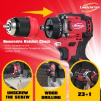 Prix de gros usine – Perceuses sans fil, ensemble d'outils électriques 2-en-1, moteur sans balais, machines de perçage LDD05-D