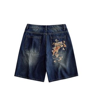 Shorts de Mezclilla Negros con Pedrería Personalizados para Hombre, Jeans Brillantes de Lujo, Estilo Urbano, Holgados, Moda de Verano, OEM, ODM, Venta al Por Mayor - Product Image 6