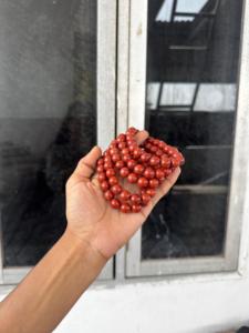 red jasper 10mm Beaded <b>Bracelet</b> Crystal <b>Healing</b> Gemstone Reiki Chakra Meditation - Product Image 3