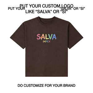 Camiseta Blanca de Algodón para Hombre Salva, Manga Corta, Cuello Redondo, Estilo Urbano, Corte Regular, Diseño Frontal con Logotipo Personalizado - Product Image 3