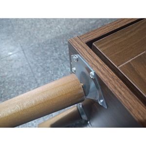 23.6 Inch <b>Walnut</b> Shoe Cabinet with 2 Flip <b>Drawers</b> Medieval Modern Independent Furniture for Living Room for Home Decor - Product Image 3