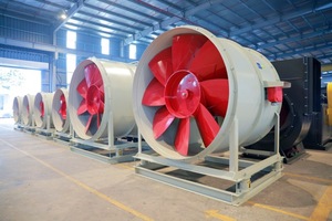 Ventilateur axial à entraînement direct PLG, haute résistance énergétique, acier SS400, 400-1500mm, personnalisable, APL-8-14D, directement de l'usine au Vietnam - Product Image 6