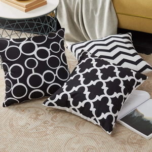 Fundas de Cojín Bordadas de Lujo de Algodón, Fundas de Almohada con Diseños Personalizados para Sala de Estar, Venta al por Mayor - Product Image 4