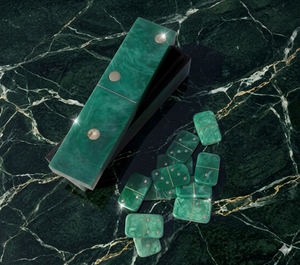 Resin Crafts Dominoes set Table Top Lucite Professional Dominoes Game Set Top <b>Acrylic</b> <b>Blocks</b> Dominoes and Sets - Product Image 1