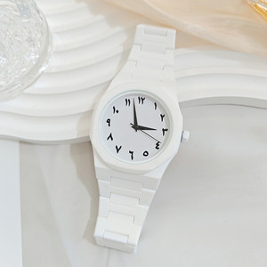 Reloj de Cuarzo con Esfera Árabe Negro de Moda para Hombre, Regalo, Venta al por Mayor, Relojes de Pulsera Personalizados, Montre Arabe Pour Homme - Product Image 6