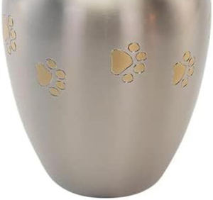 Hot Selling Brass Pet Cremation Urns Funeral Urns <b>For</b> Cat and Dog <b>Ashes</b> Handmade Burial Urns - Product Image 5