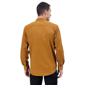 Camisa de manga larga ajustada de lujo de alta calidad para hombre, cuello Polo, ropa Formal de algodón para oficina, uso informal y Formal - Product Image 4