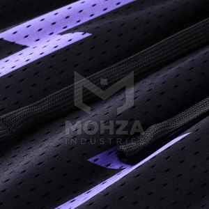 New Arrival Sports Wear Custom Logo Printed 100% Polyester Fabric Elastic <b>Mid</b> Solid Casual Breathable Quick Dry Best Price - Product Image 4