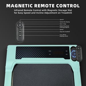 Tapis Roulant Motorizzato Super Silenzioso Portatile per Camminare e Correre, da Posizionare Sotto la Scrivania, per Casa e Ufficio - Product Image 5