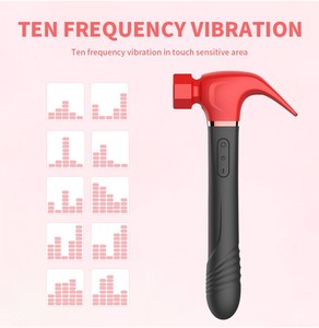 Marteau de massage vibrant en silicone pour femme, outil de soin corporel en plastique pour la taille et les mains, simulation de massage pour chambre d'hôtel - Product Image 6