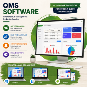 Software de Gestión de Filas para Entornos de Servicio con Alto Tráfico de Clientes |   AT QMS – OEM Disponible - Product Image 1