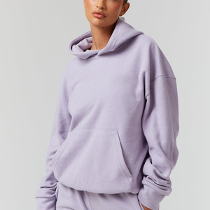 Customize Oem Logo Tracksuits for Women Hoodie and Pants Set Sweat Pants Embossing Hood Hoodies Sweat Suits2 Piece Set - Product Image 2