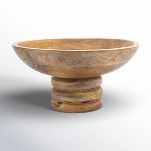 Top Selling Acacia Wood Salad Bowl Eco Friendly Handmade Wooden Serving Bowl for Kitchen & Dining Natural Wood - Product Image 1