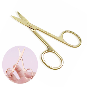 Tijeras de Cejas Mini de Acero Inoxidable Personalizadas con Punta Recta, Reutilizables y de Lujo, para Recortar y Cortar Pestañas - Product Image 5