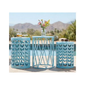 Stylish Modern Birch Wood Side <b>Table</b> Set With Iron <b>Legs</b> New Arrival Modern Accent End <b>Table</b> For Living Room Bedroom Use - Product Image 2