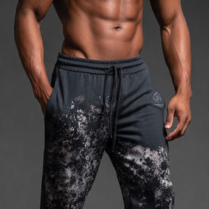 Pantalones Deportivos de Gimnasio para Hombre, de Forro Polar, Gruesos, Transpirables, Resistentes al Viento, Ecológicos, con Cordón en la Cintura, para Entrenamiento, de Poliéster/Algodón - Product Image 3