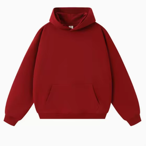 Sweat à capuche de luxe surdimensionné en velours de coton de haute qualité pour homme, avec impression numérique de logo personnalisé, imperméable, pour l'hiver - Product Image 3