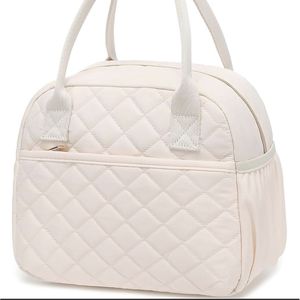 Borsa Termica Portatile Beige Grande Capacità Impermeabile con Eccellenti Caratteristiche - Product Image 1