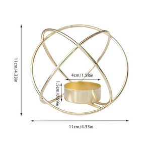 Golden Orb <b>Tea</b> <b>Light</b> <b>Holder</b> Brass Metal Candle <b>Holder</b> Home Decoration Heat Resistant - Product Image 4