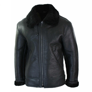 Chaqueta de Cuero con Forro de Piel para Hombre, Abrigo Cálido y Duradero, Ropa de Invierno Premium, Servicio OEM ODM, Fabricación de Alta Calidad - Product Image 2