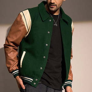 Manufacturer Wholesale High Quality Letterman <b>Jacket</b> <b>Men</b> Custom Vintage Streetwear Winter Blank Varsities <b>Jacket</b> - Product Image 6