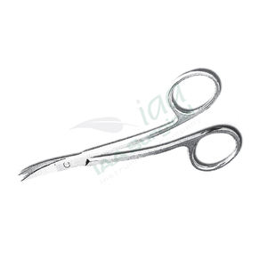 Tijeras Quirúrgicas Tc La Grange de Acero Inoxidable de Primera Calidad, 14 cm, Curvas, Microdentadas, con Certificación CE - Product Image 1