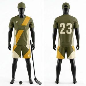 Uniformes de Floorball Personalizados al por Mayor con Logotipo, Estampados para Verano, Duraderos, Resistentes a la Abrasión, Ropa Deportiva Ligera para Hockey en Interiores - Product Image 3