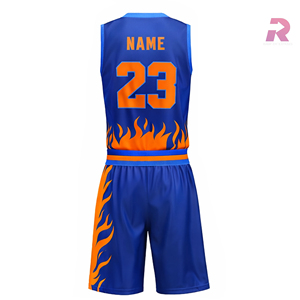 Camiseta de Baloncesto Reversible, Transpirable, Personalizada con Sublimación Completa, Tallas Grandes - Product Image 3